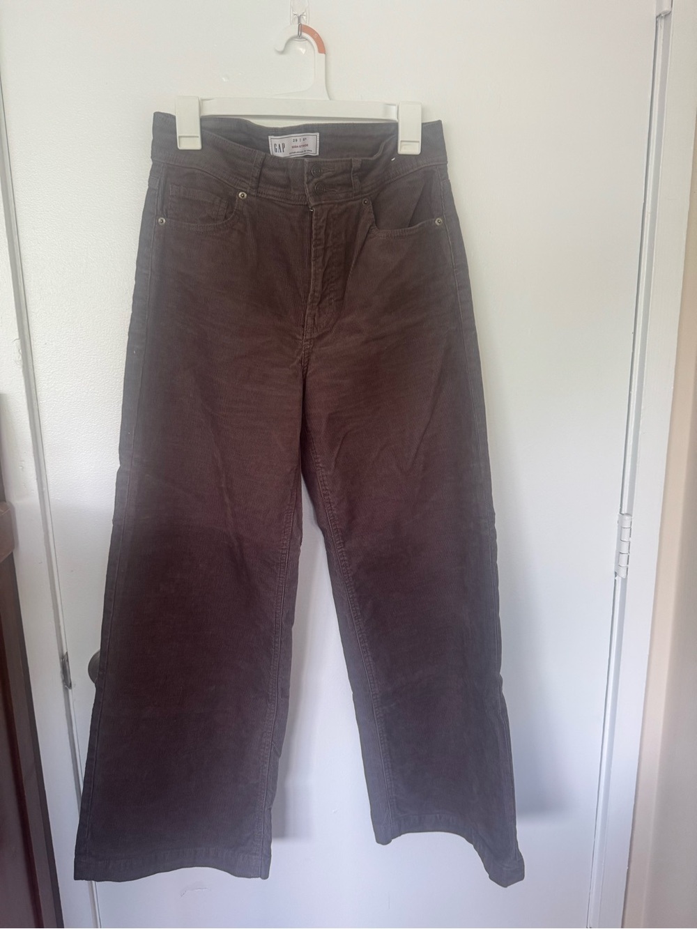 GAP Women’s
Dark Brown Corduroy Wide leg pants